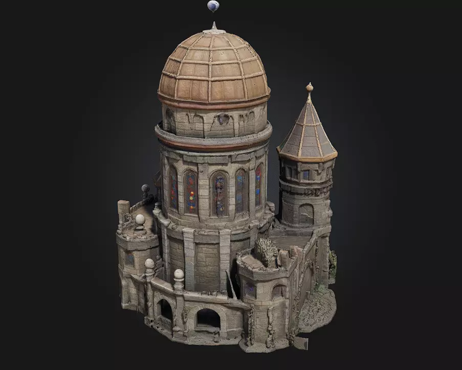 Observatory Tower 3D model_0