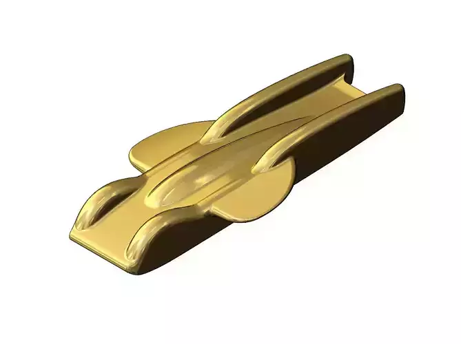 Mercedes Benz T80 car body sculpture replica