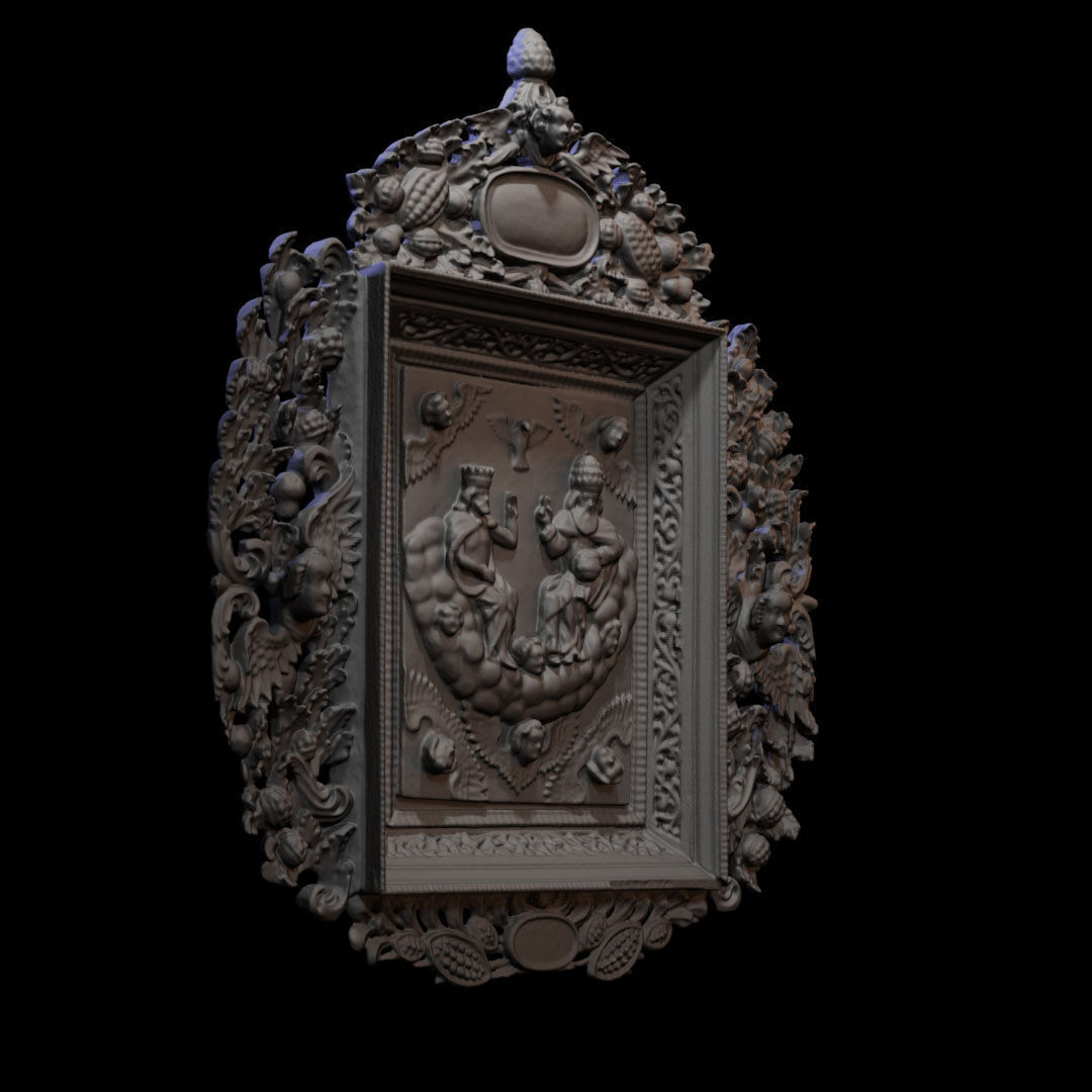 Wooden sculpture 025 3D print model_5