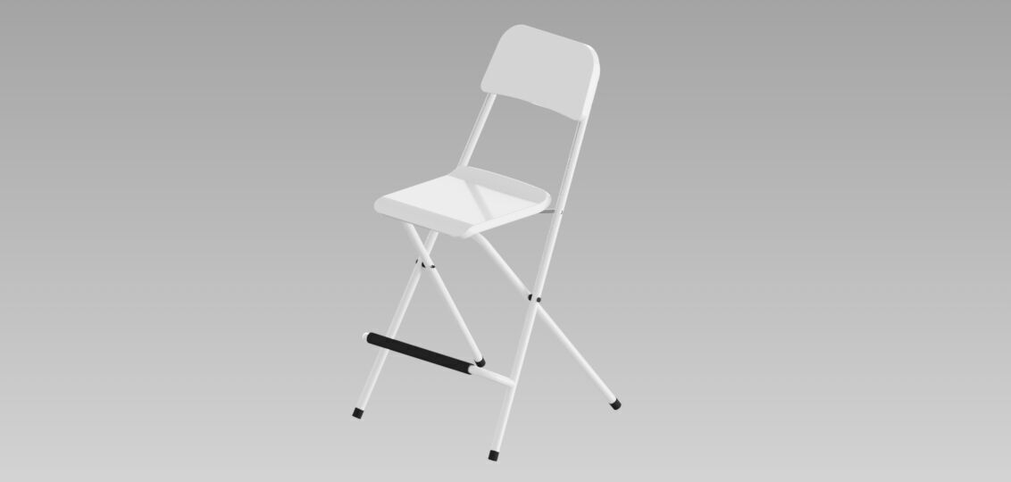 folding Chair 3D print model_1