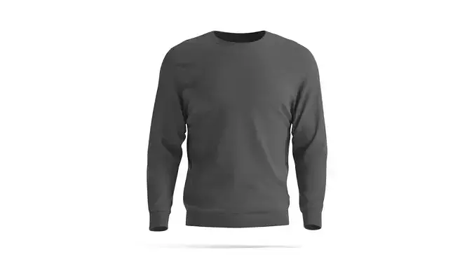 Black Sweater - crewneck mens sweatshirt