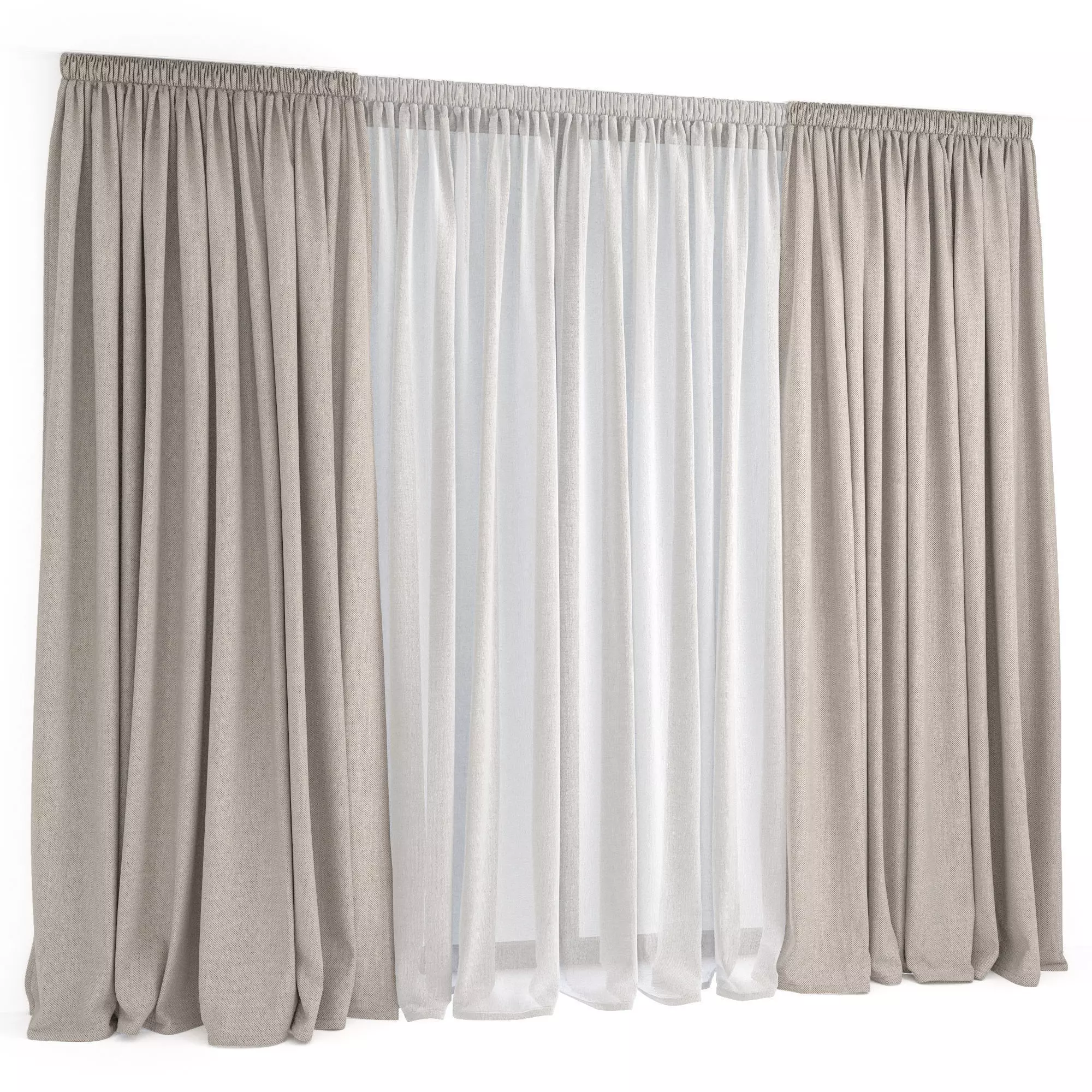 Curtains 52 3D model