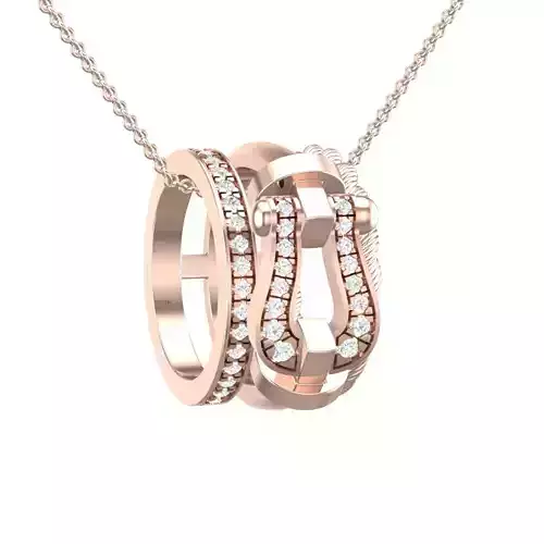 Force Rise Necklace 3D print model
