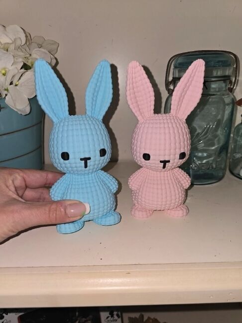 Kitten Bunny Model  3D print model_2