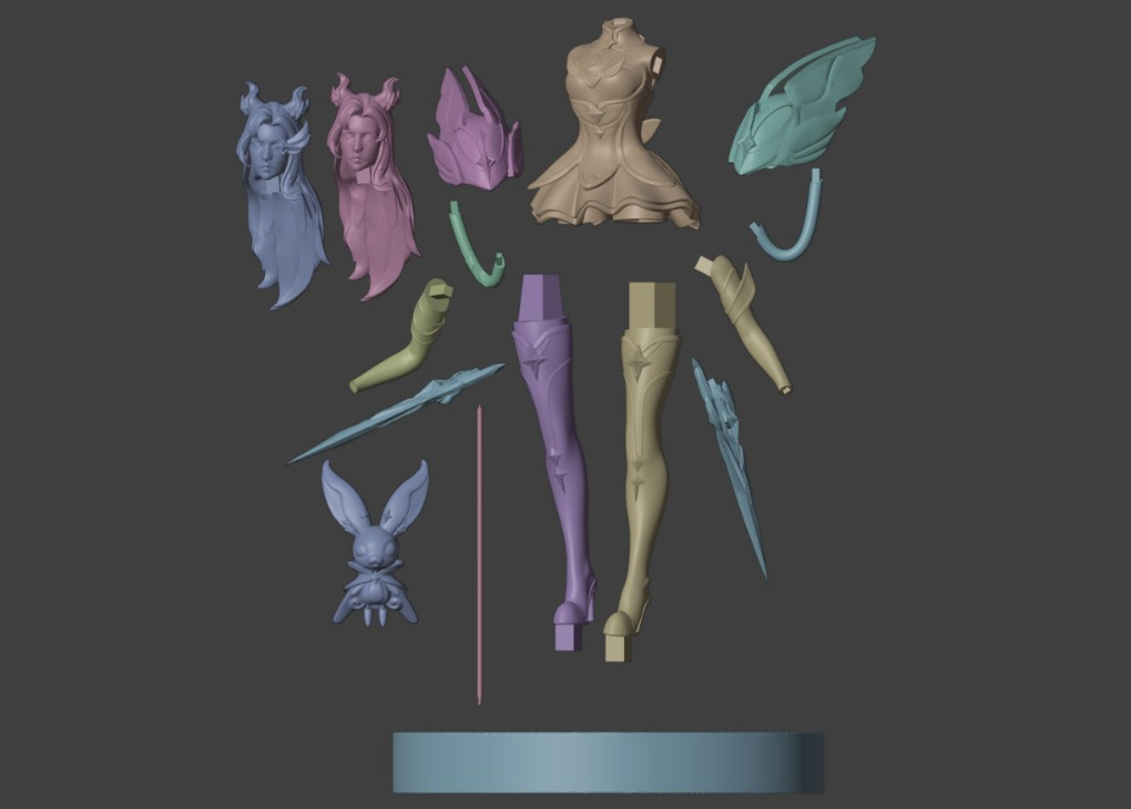 Fanart Star Guardian Kai sa League of Legends  3D print model_1