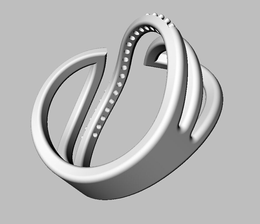 Diamond Ring 3D print model_19