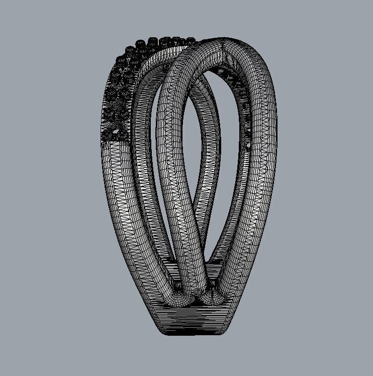 Diamond Ring 3D print model_24