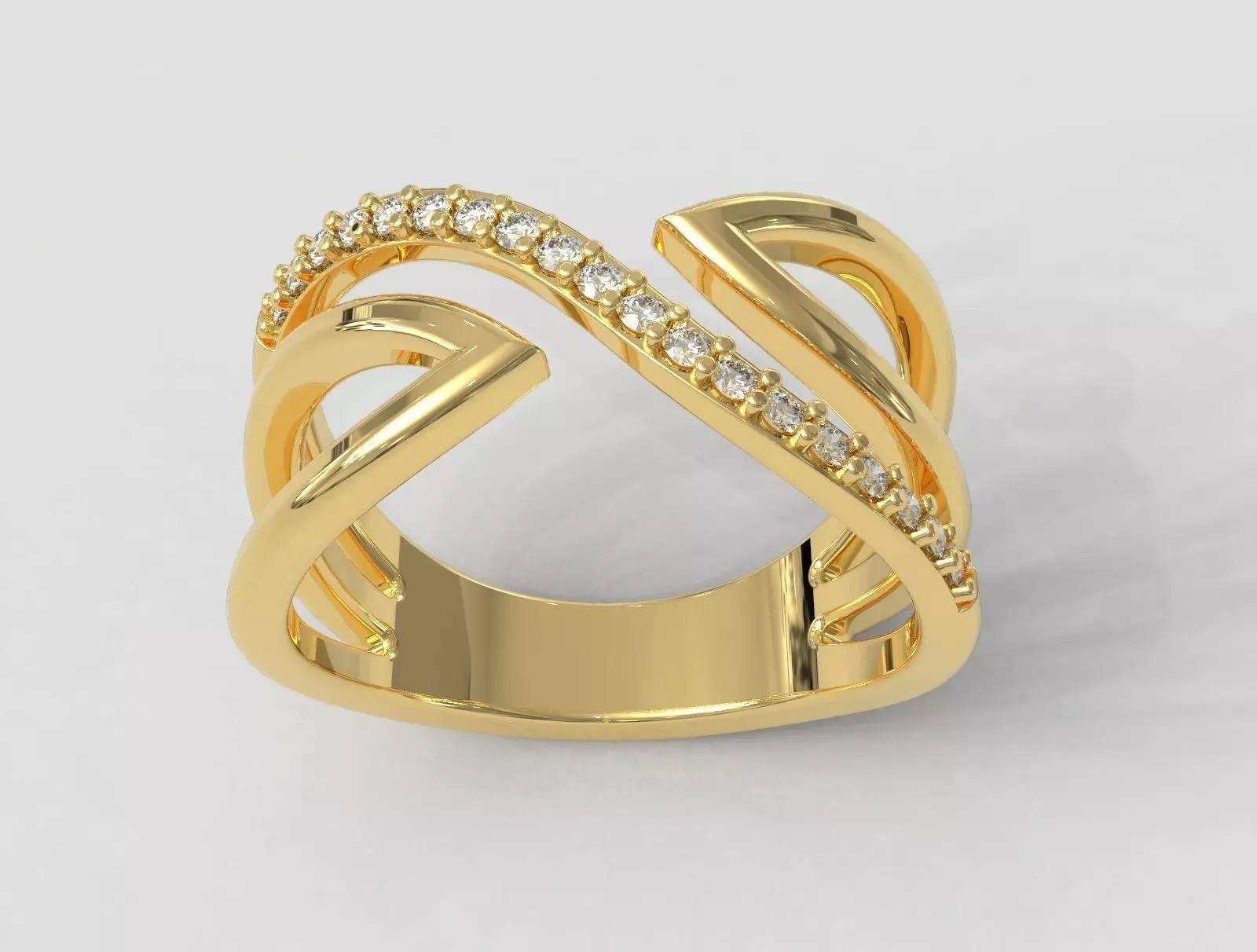Diamond Ring 3D print model_0