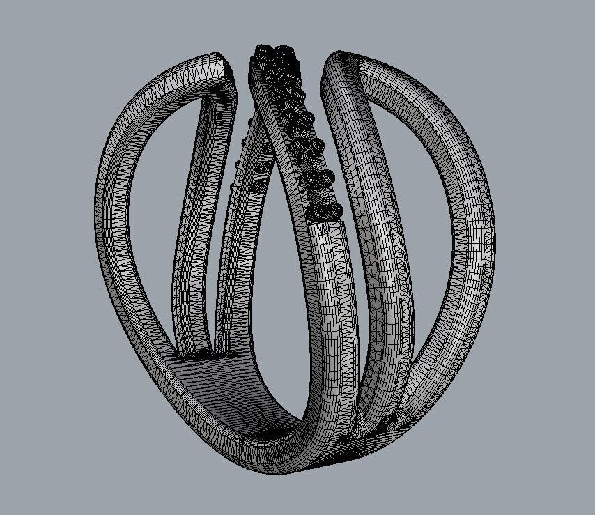 Diamond Ring 3D print model_25