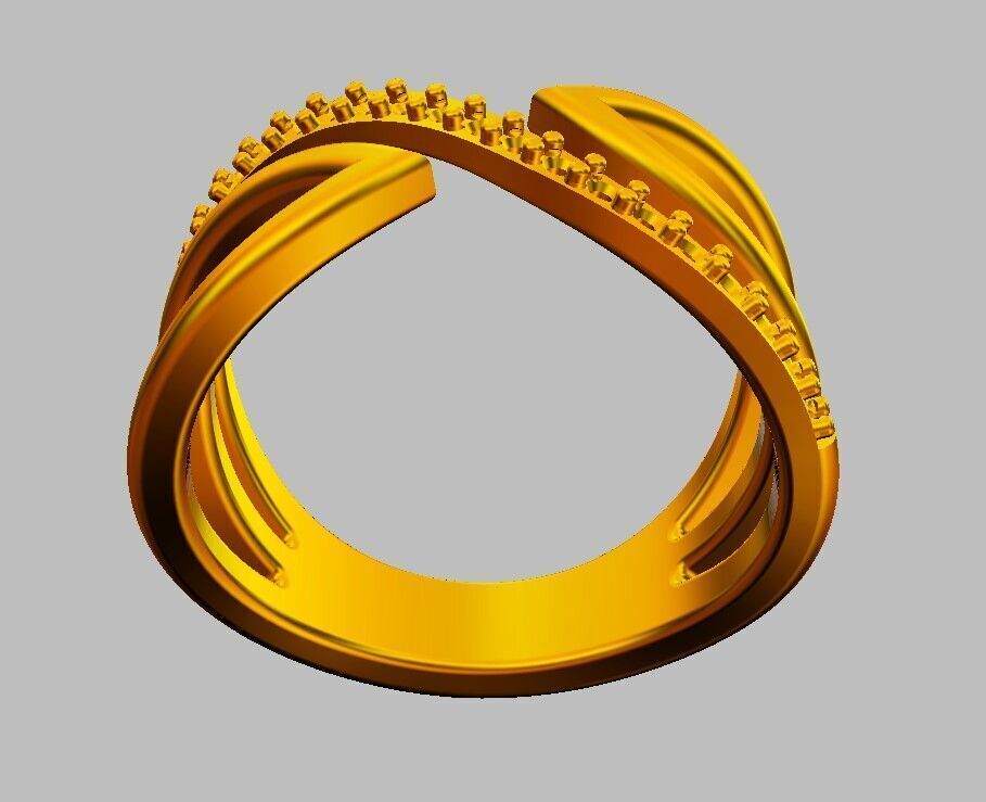 Diamond Ring 3D print model_11