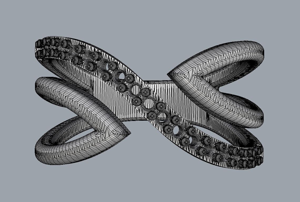 Diamond Ring 3D print model_27