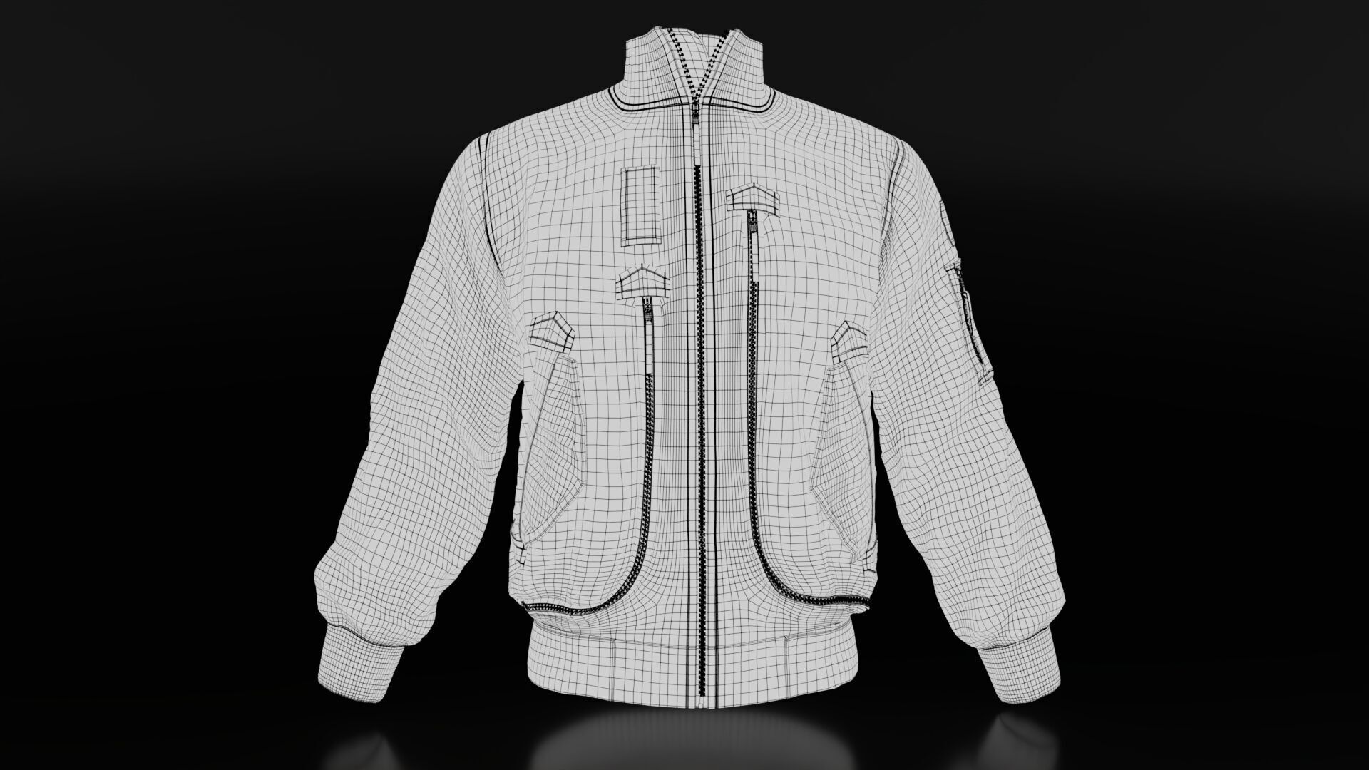 Jacket 3D model_7