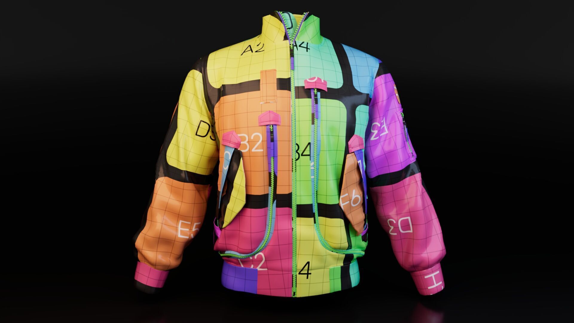 Jacket 3D model_8
