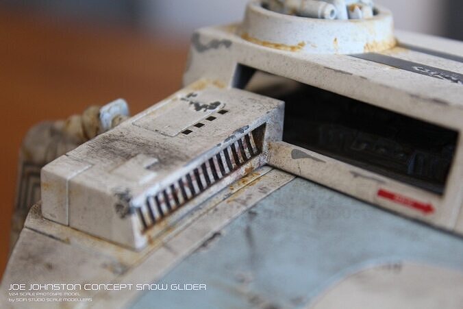 McQuarrie Concept snowspeeder V2  3D print model 2