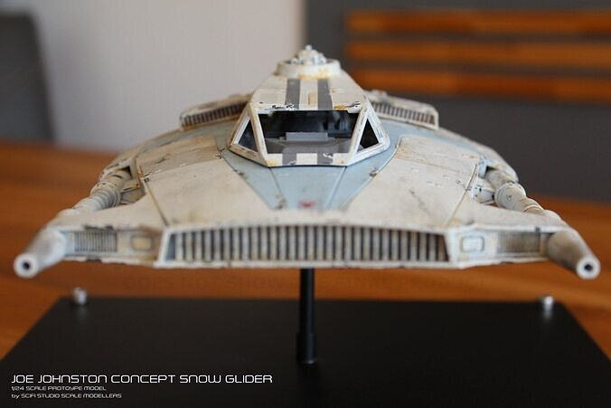 McQuarrie Concept snowspeeder V2  3D print model 4