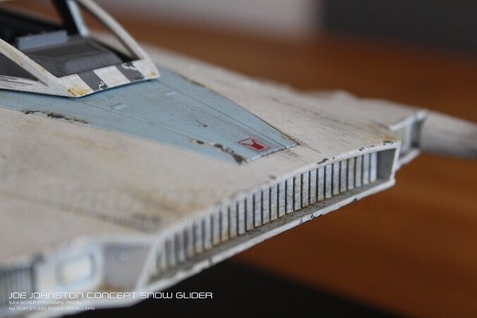McQuarrie Concept snowspeeder V2  3D print model 5