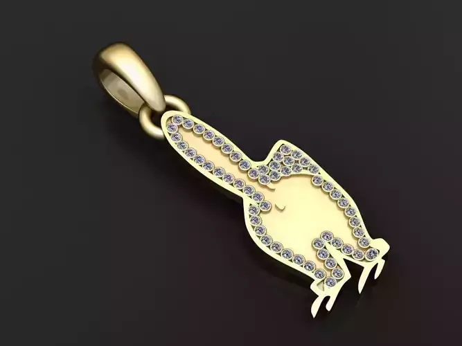 FORK STYLE PENDANT 3D PRINTABLE MODEL 3D print model