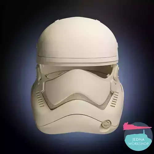 First Order Stormtrooper Helmet 3D Print Files the Force Awakens 3D print model