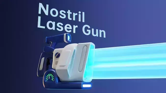 Cartoon-style Game Weapon Gun Props with a Sense of Technology 3D model