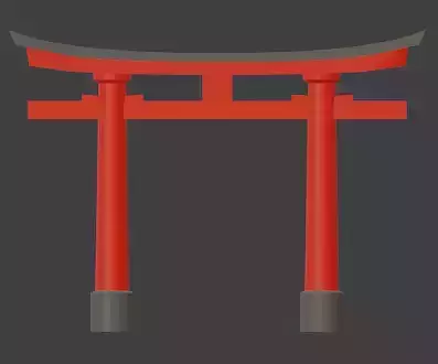 Torii Gates- Low-Poly Models
