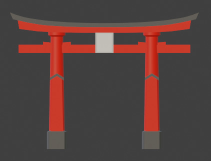 Torii Gates- Low-Poly Models Low-poly 3D model_10