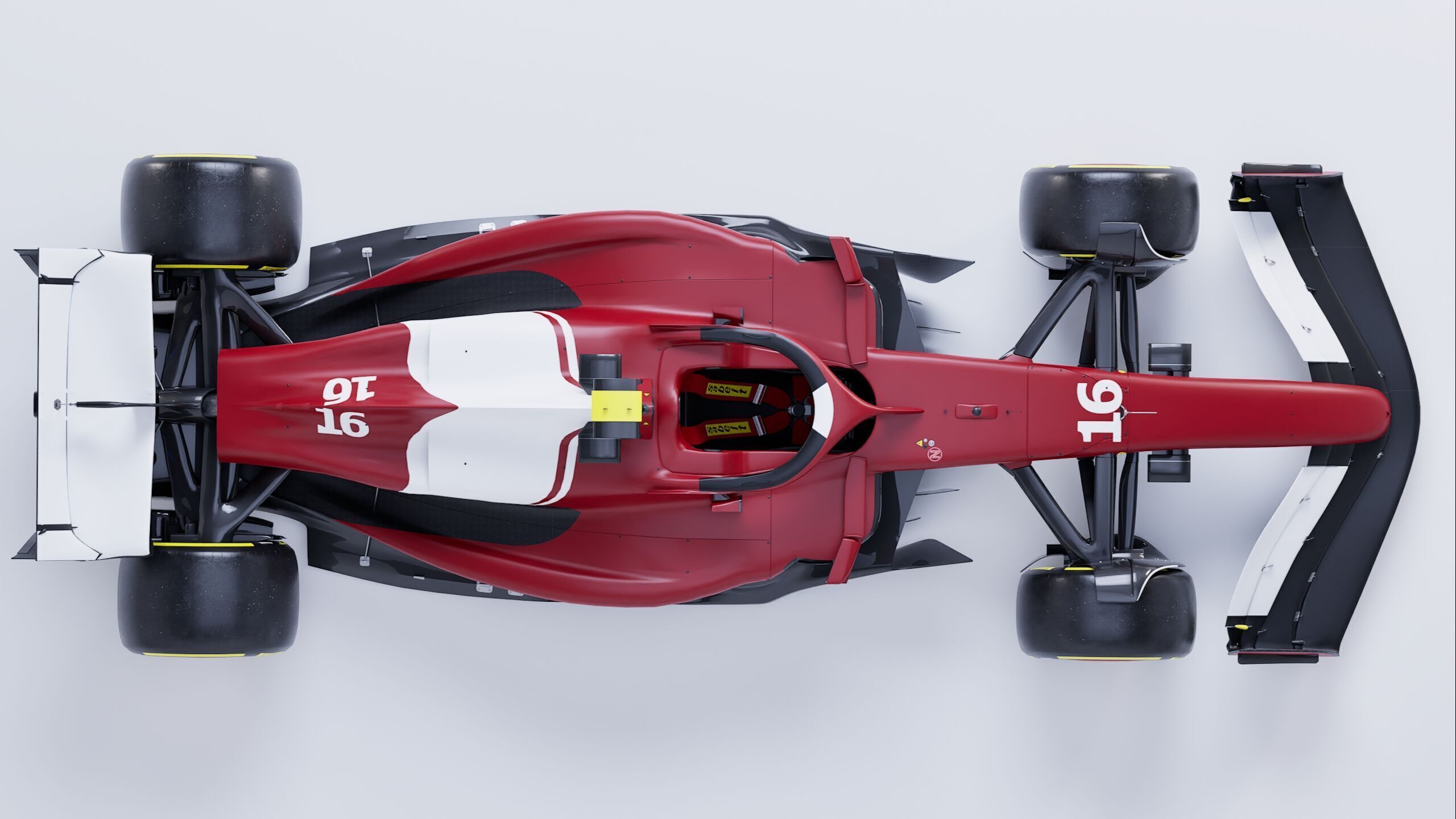 F1 2025 SF-25 Formula 1 Race Car Low-poly 3D model Low-poly 3D model_11