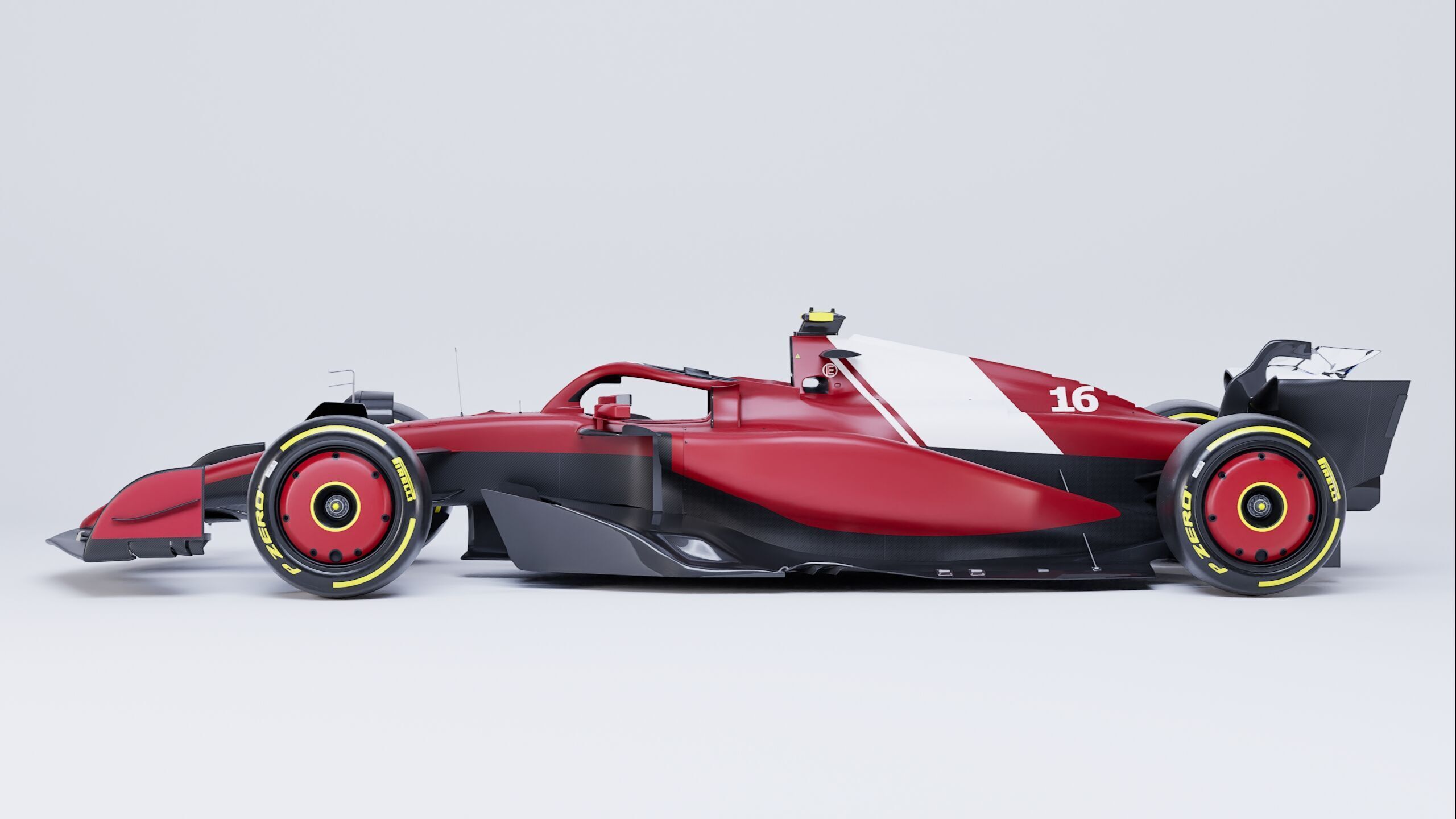 F1 2025 SF-25 Formula 1 Race Car Low-poly 3D model Low-poly 3D model_1
