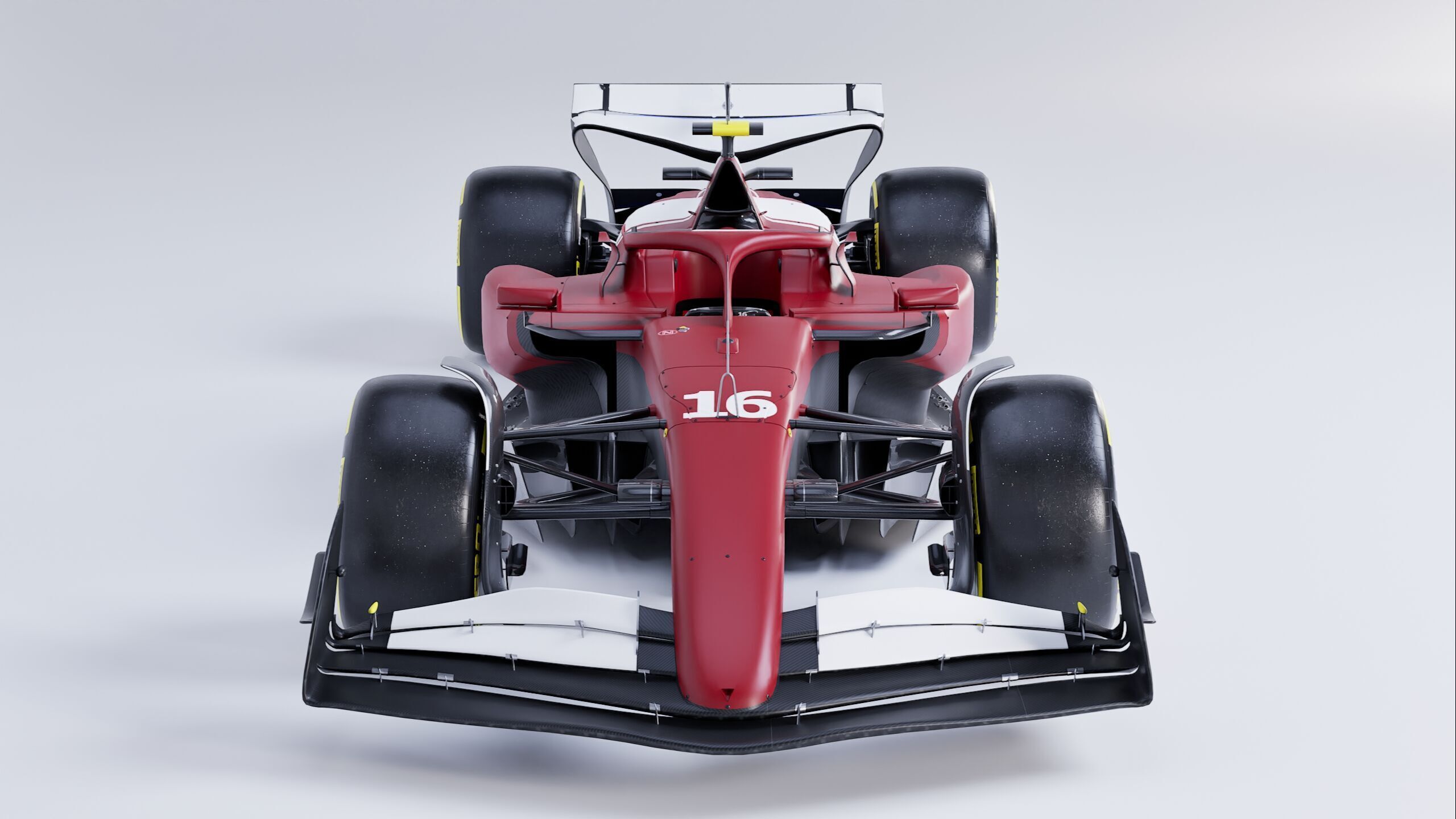 F1 2025 SF-25 Formula 1 Race Car Low-poly 3D model Low-poly 3D model_2