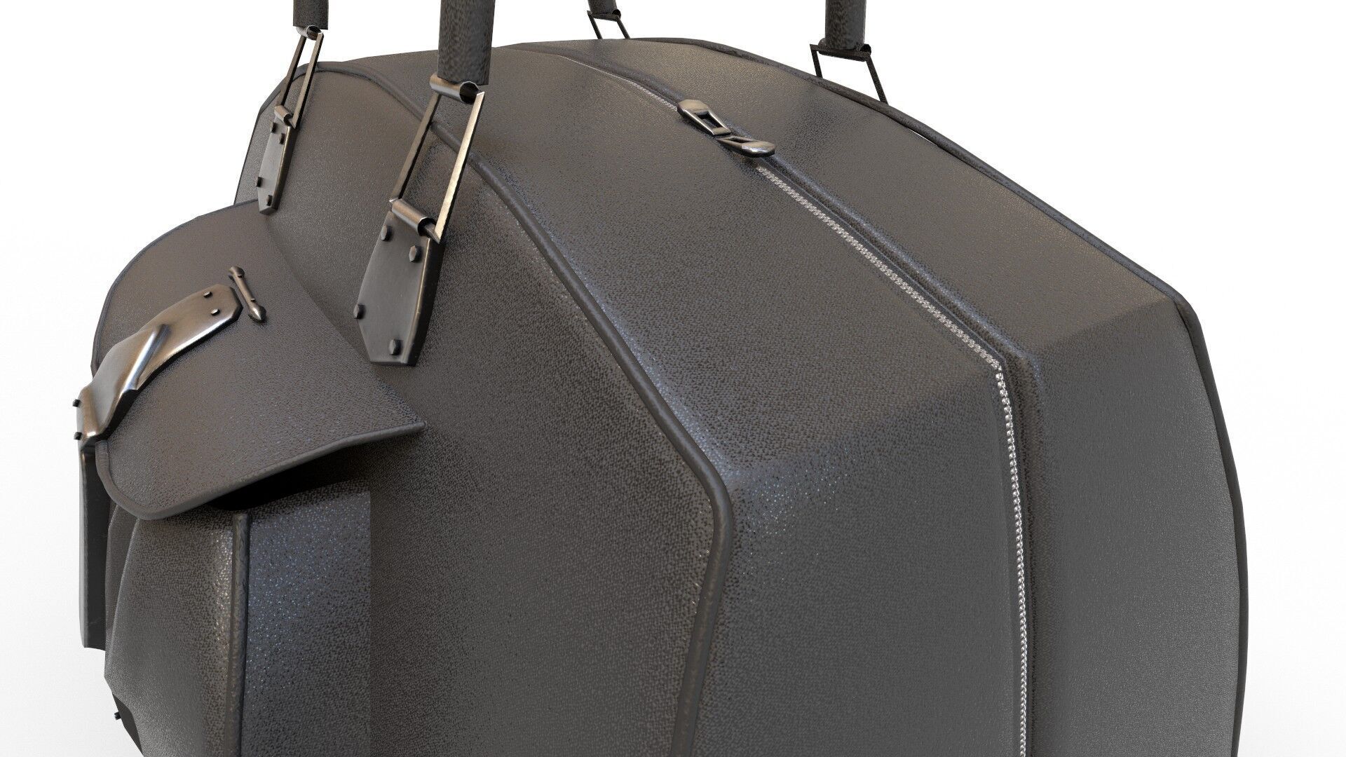 lady leather bag 3D model_4