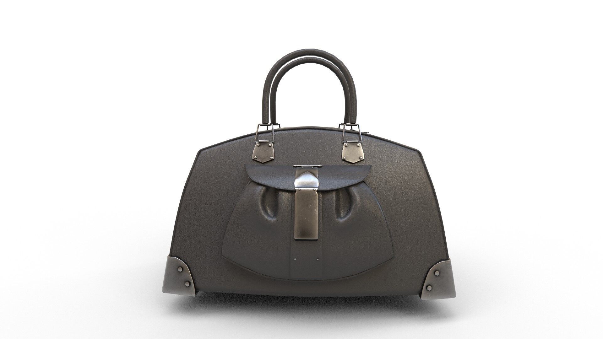 lady leather bag 3D model_1