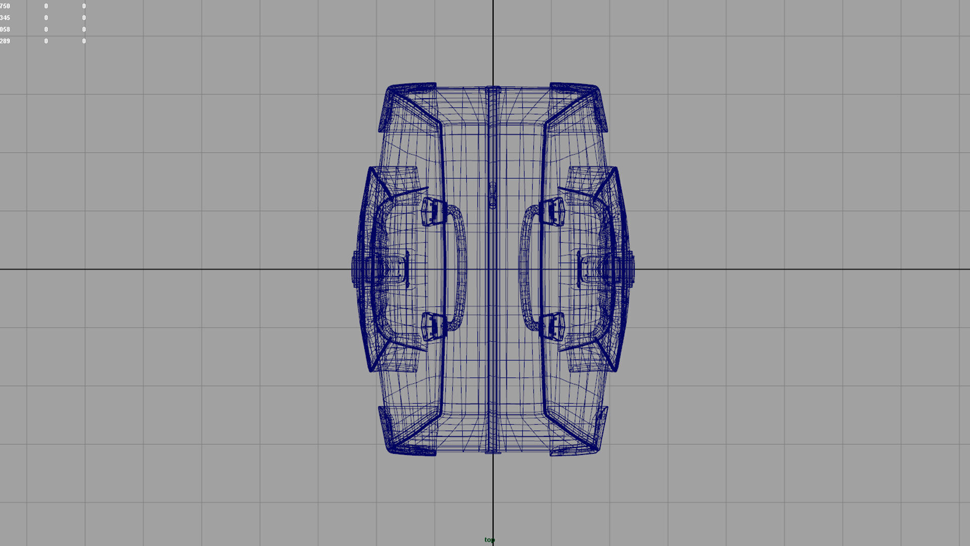 lady leather bag 3D model_9