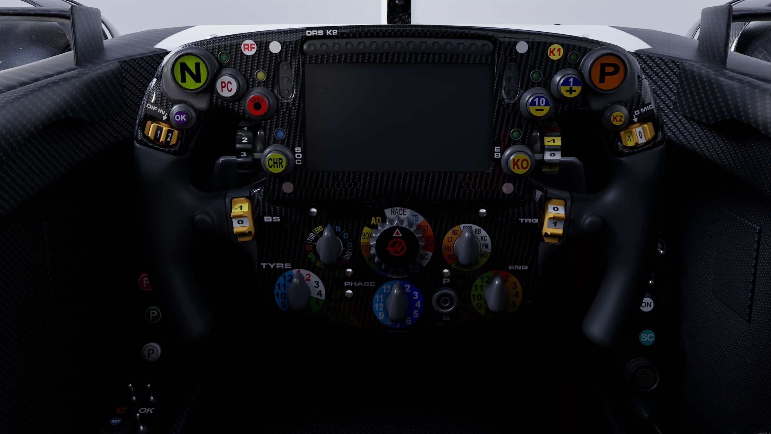 F1 2025 Haas VF-25 Formula 1 Race Car Low-poly 3D model Low-poly 3D model_2