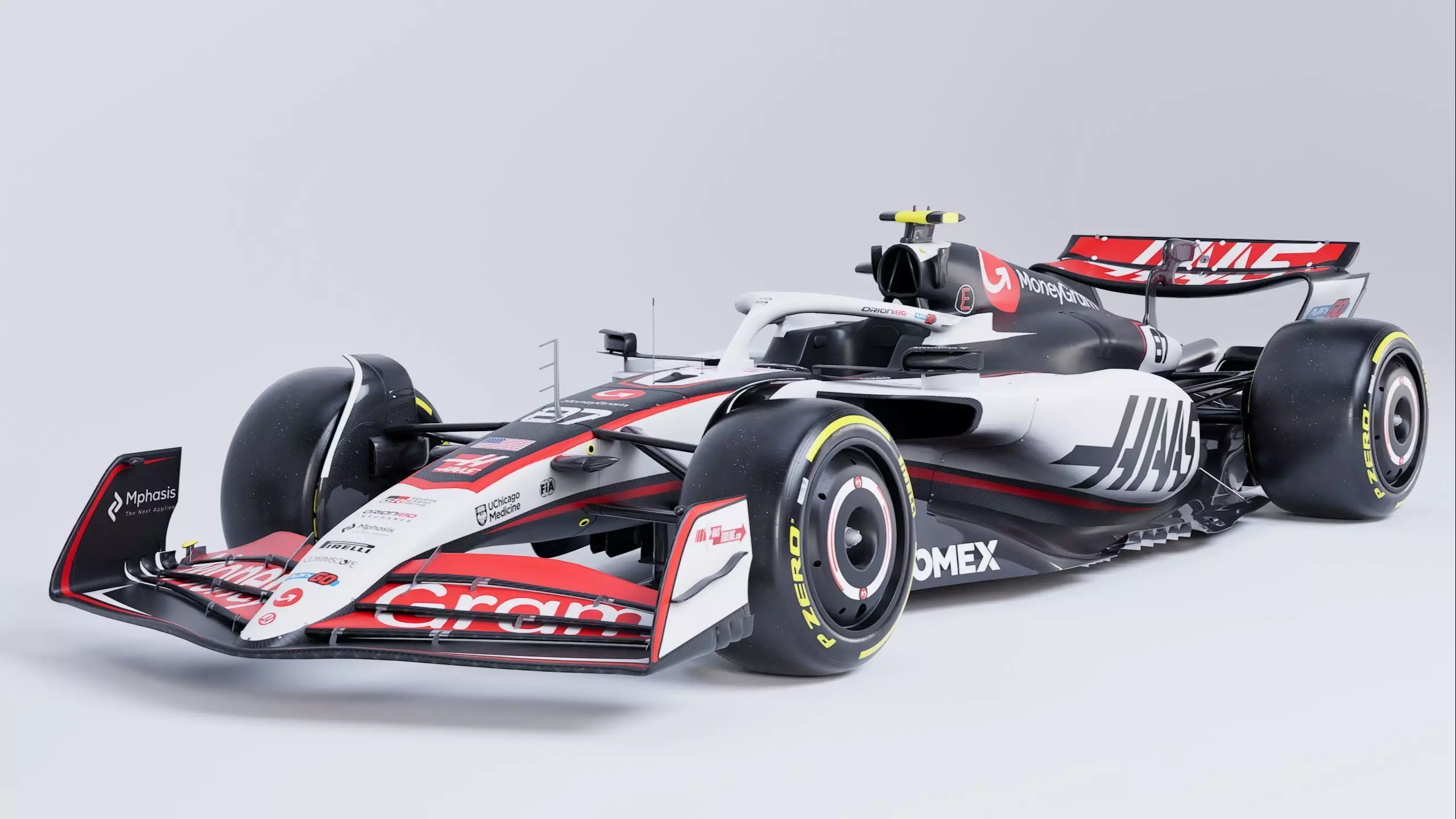 F1 2025 Haas VF-25 Formula 1 Race Car Low-poly 3D model Low-poly 3D model_0