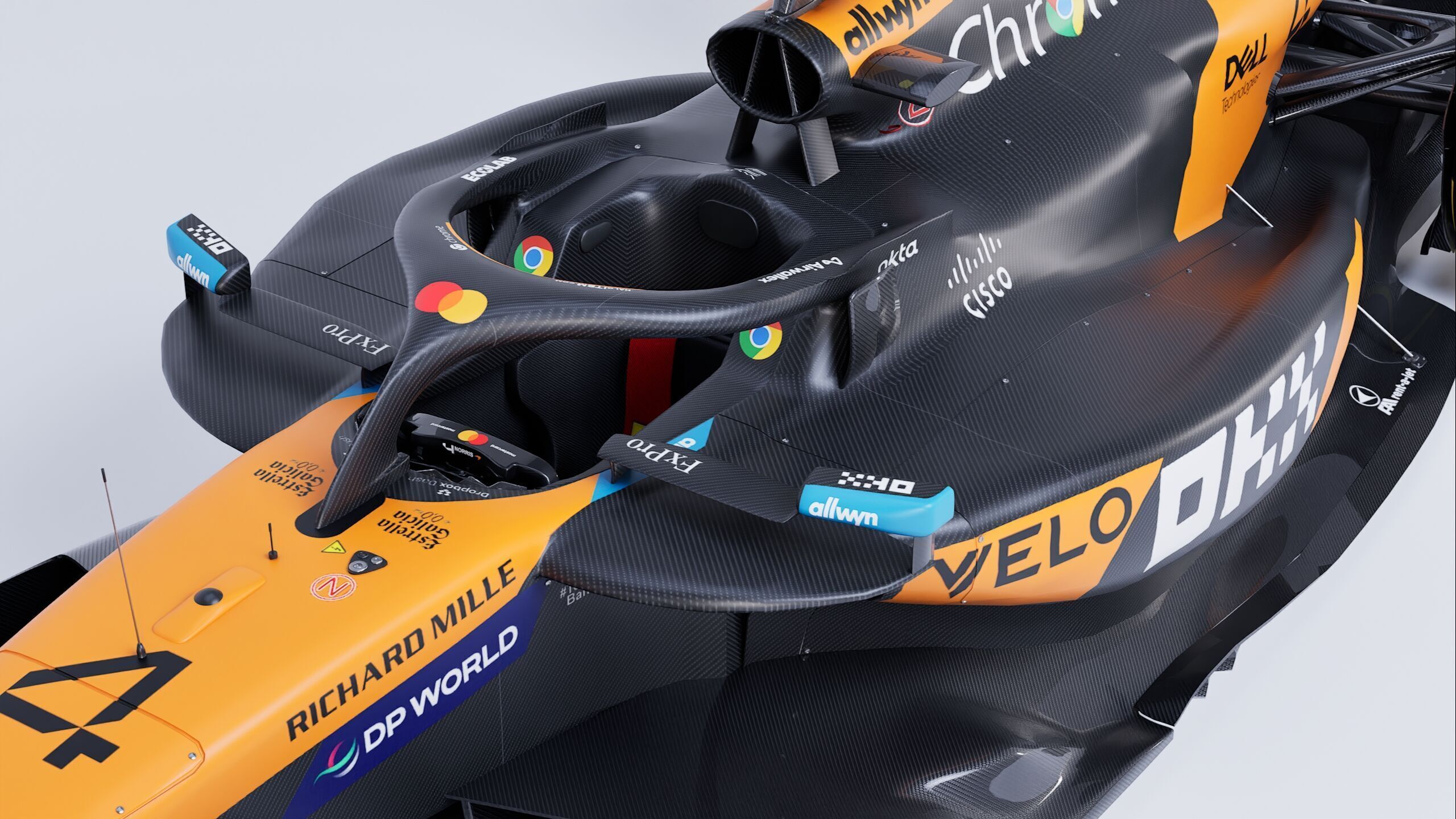 F1 2025 Mclaren MCL39 Formula 1 Race Car Low-poly 3D model Low-poly 3D model_13