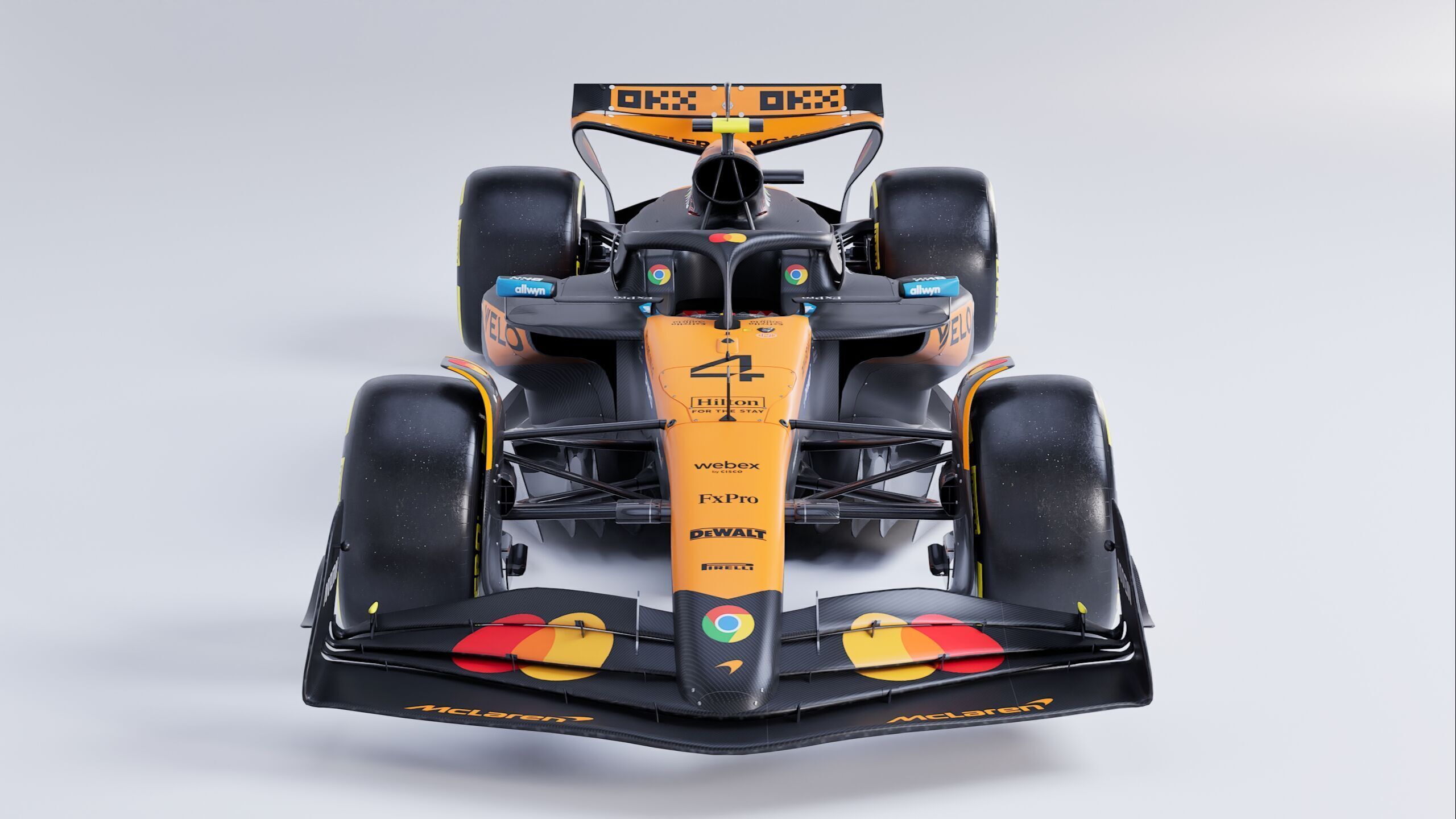 F1 2025 Mclaren MCL39 Formula 1 Race Car Low-poly 3D model Low-poly 3D model_3