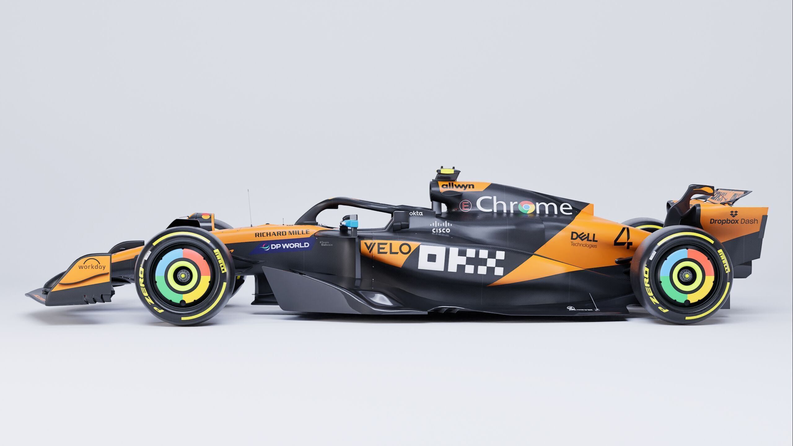 F1 2025 Mclaren MCL39 Formula 1 Race Car Low-poly 3D model Low-poly 3D model_1