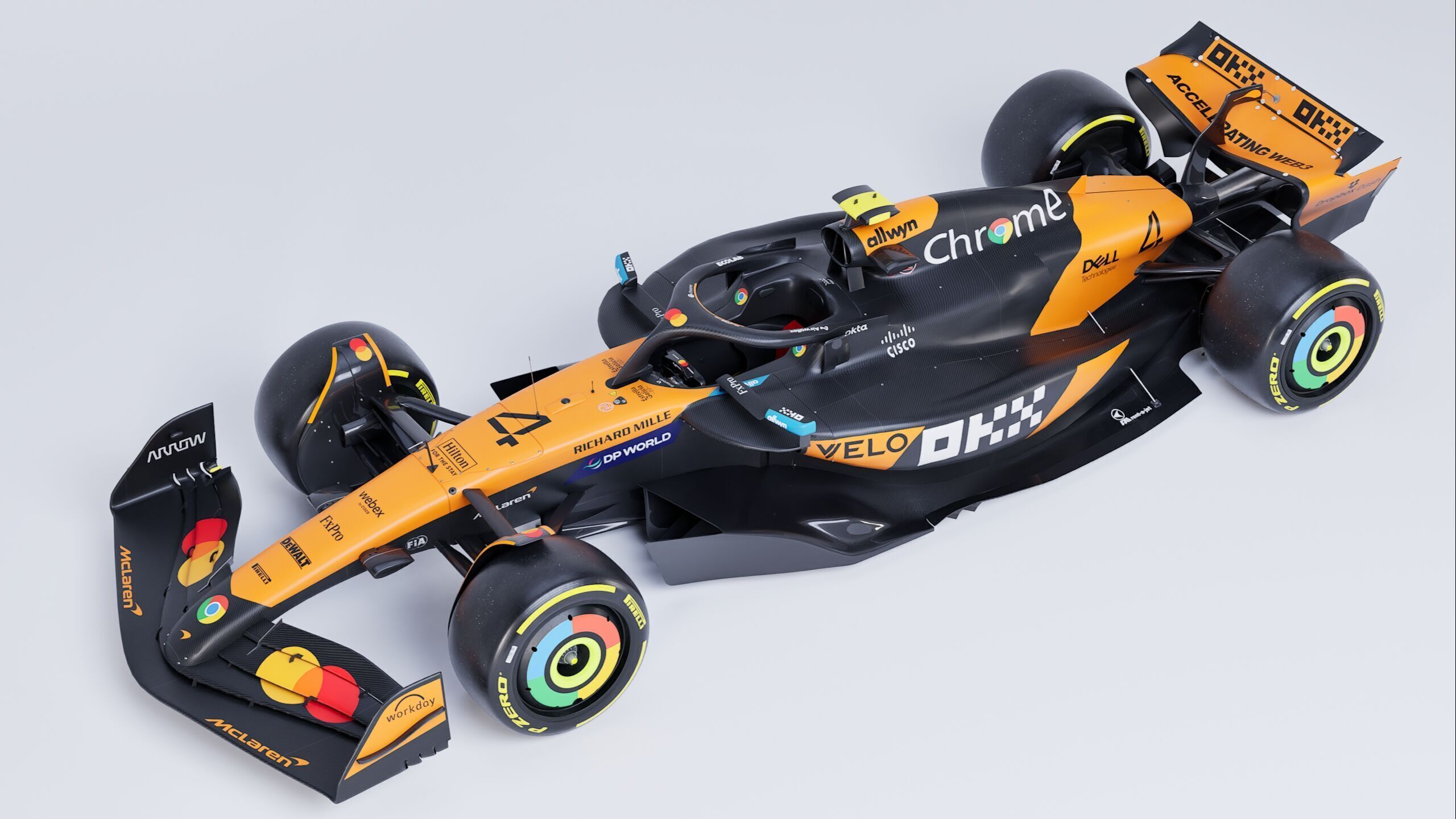 F1 2025 Mclaren MCL39 Formula 1 Race Car Low-poly 3D model Low-poly 3D model_10