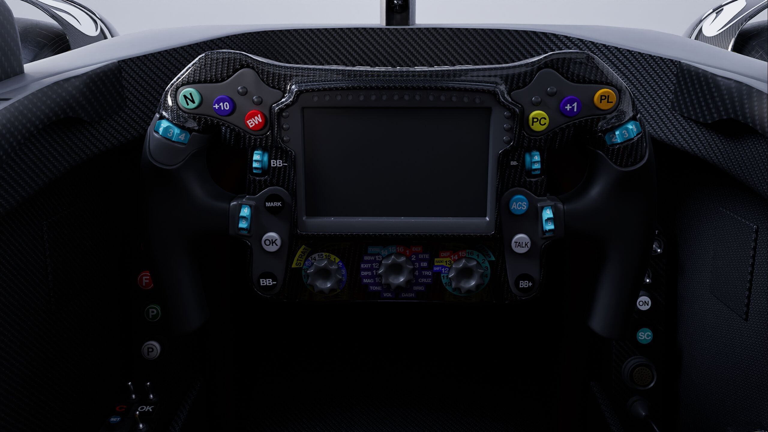 F1 2025 Mercedes W16 Formula 1 Race Car Low-poly 3D model Low-poly 3D model_2