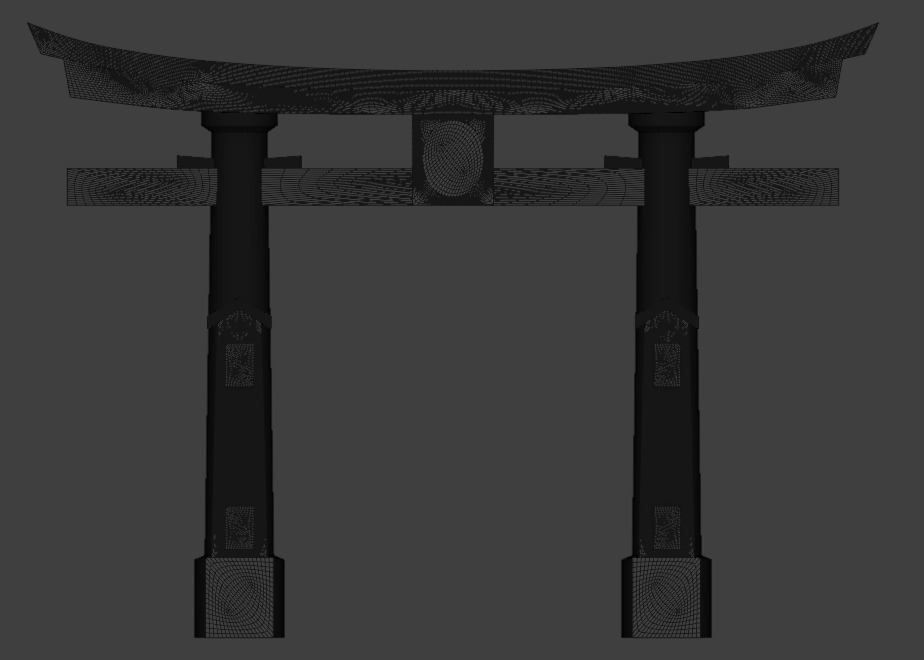 Torii Gates- High-Res Model for Printing 3D print model_15