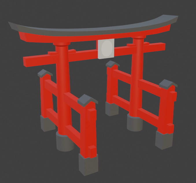 Torii Gates- High-Res Model for Printing 3D print model_3