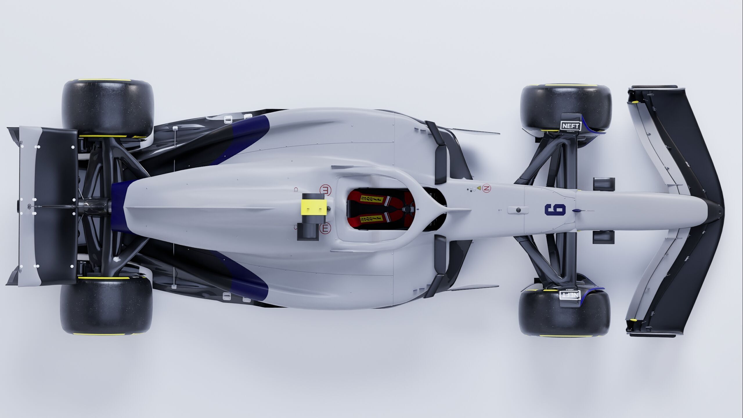 F1 2025 VCARB 02 Formula 1 Race Car Low-poly 3D model Low-poly 3D model_12