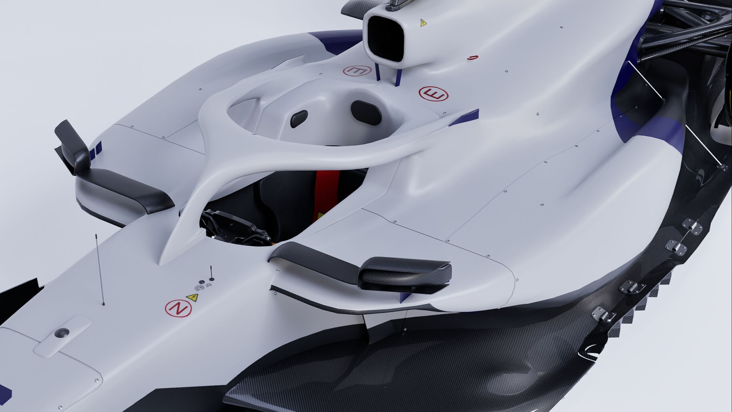 F1 2025 VCARB 02 Formula 1 Race Car Low-poly 3D model Low-poly 3D model_13