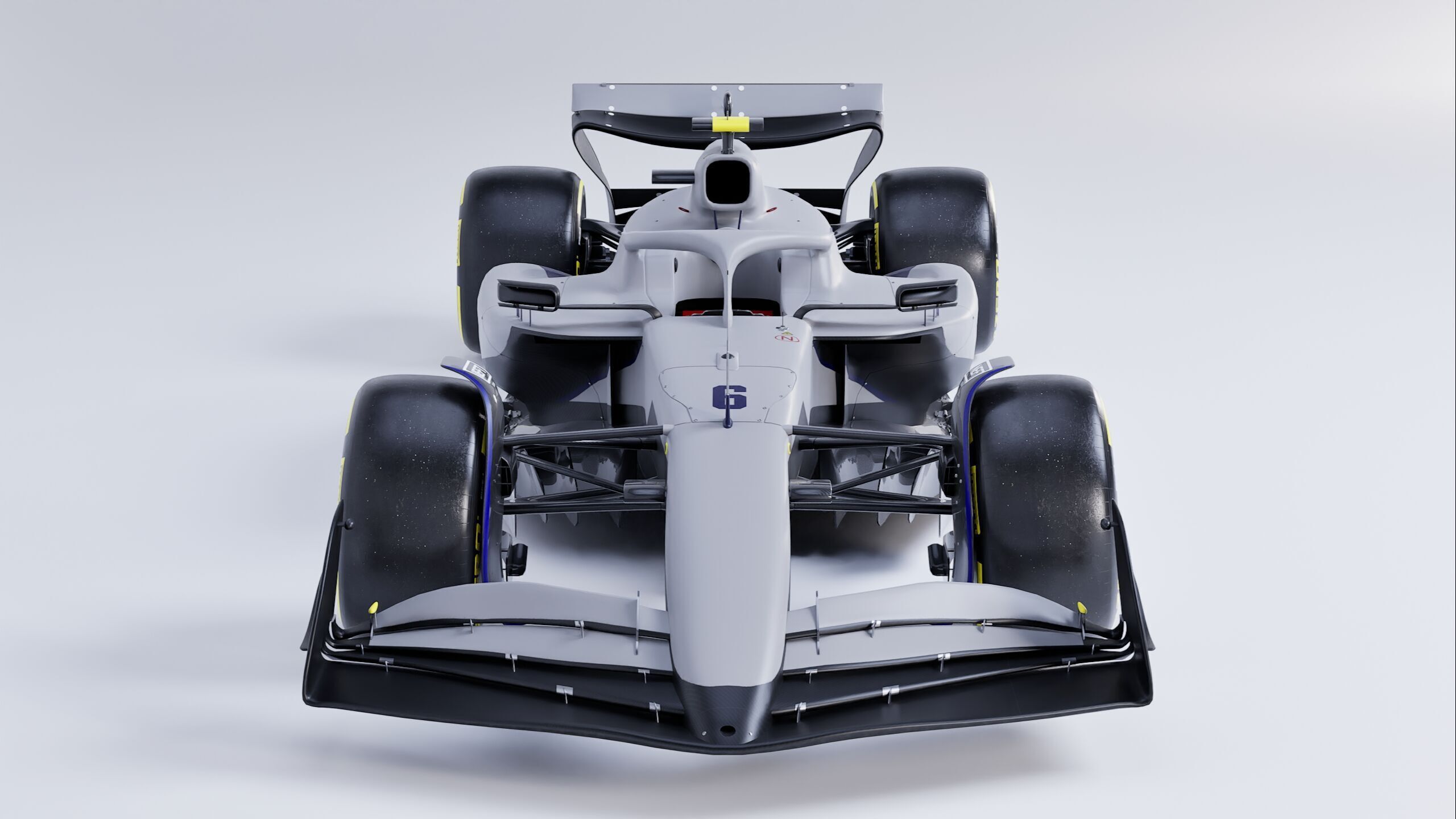 F1 2025 VCARB 02 Formula 1 Race Car Low-poly 3D model Low-poly 3D model_3