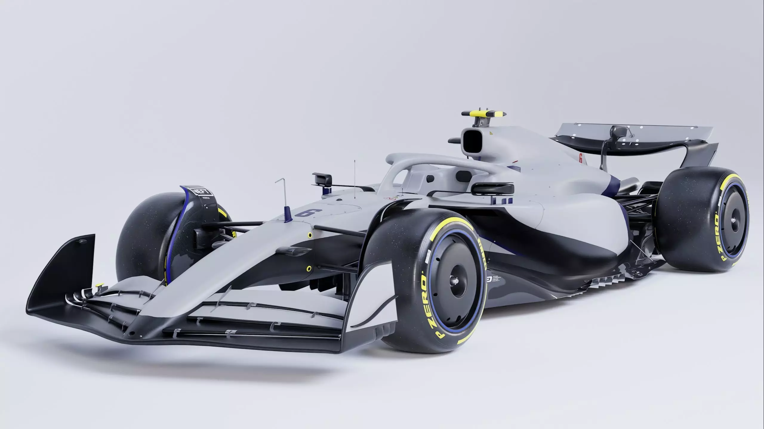 F1 2025 VCARB 02 Formula 1 Race Car Low-poly 3D model Low-poly 3D model_0