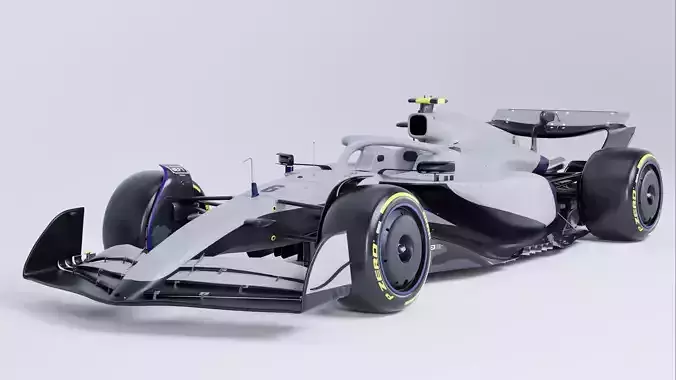 F1 2025 VCARB 02 Formula 1 Race Car Low-poly 3D model Low-poly 3D model