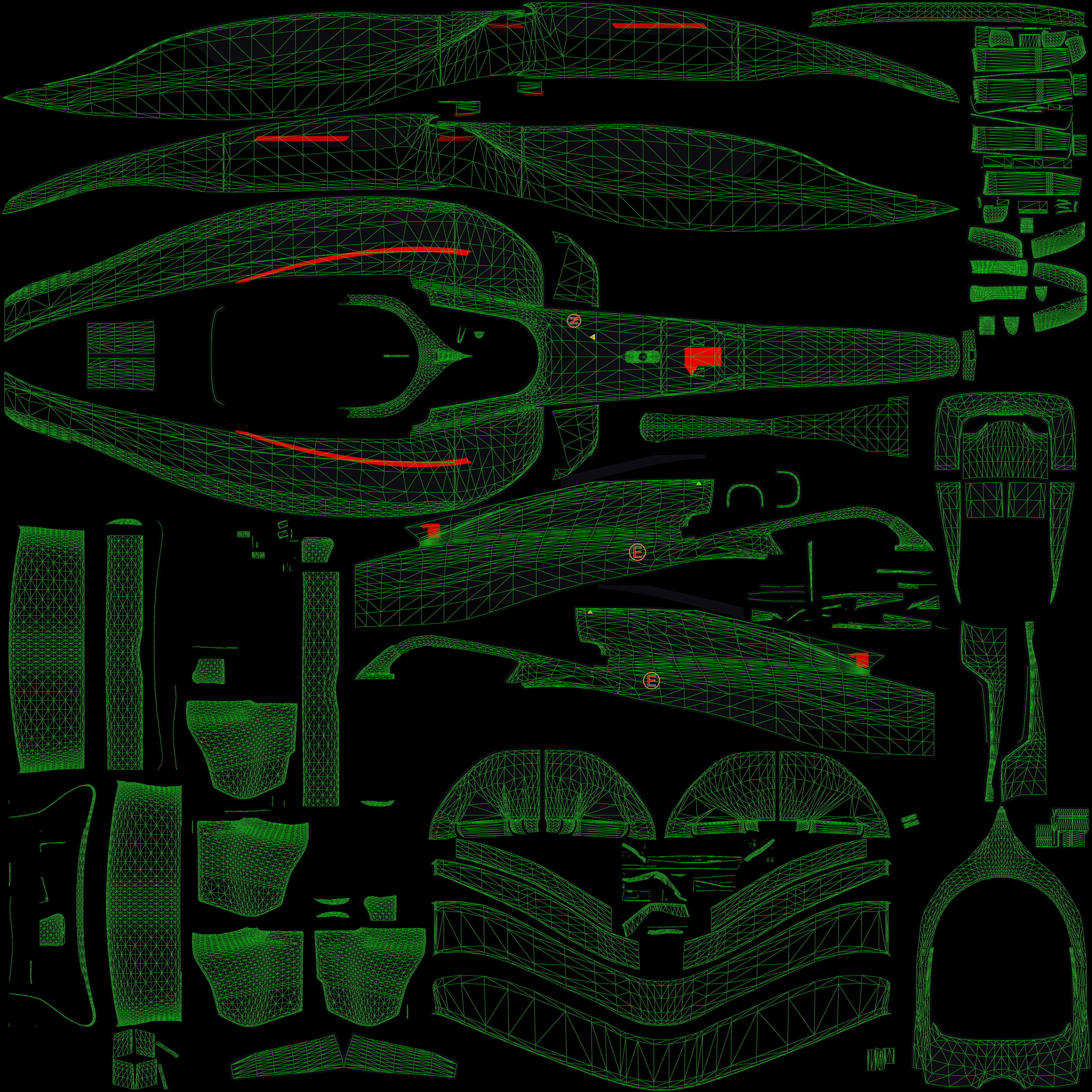 F1 2025 RB21 Formula 1 Race Car Low-poly 3D model Low-poly 3D model_15