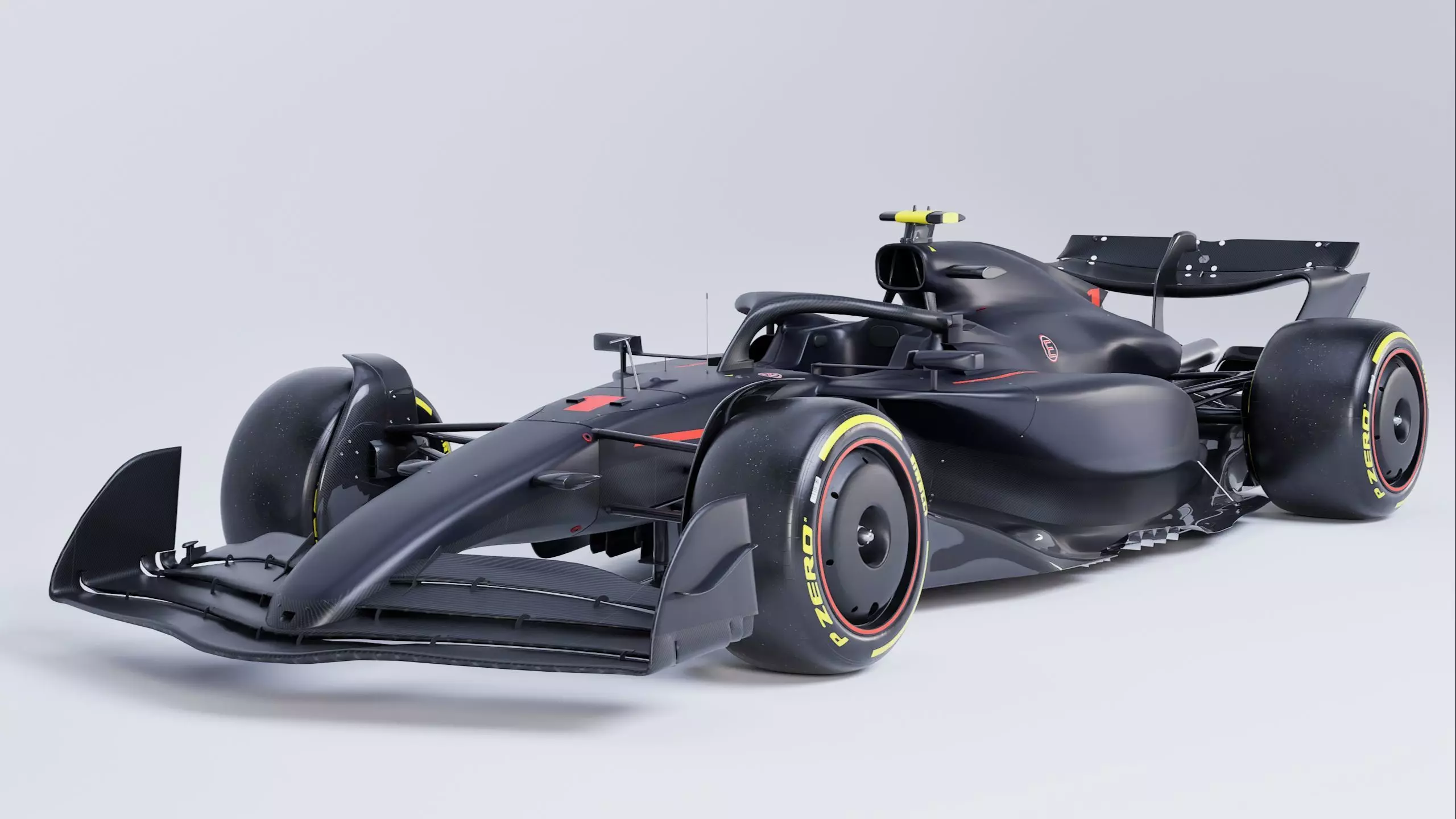 F1 2025 RB21 Formula 1 Race Car Low-poly 3D model Low-poly 3D model_0