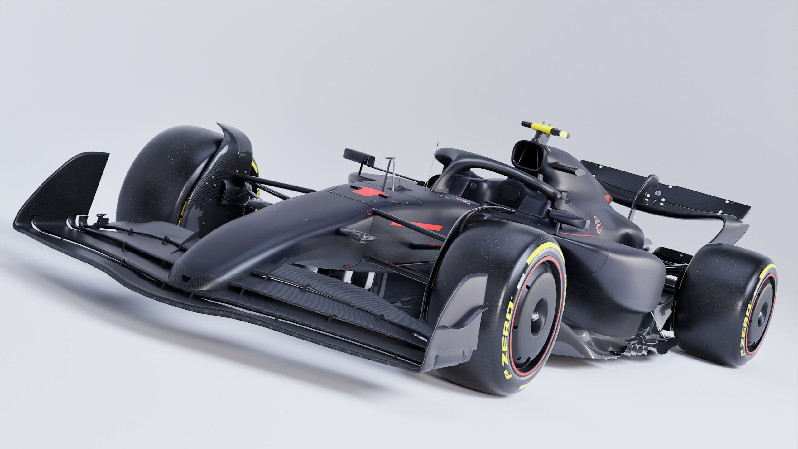 F1 2025 RB21 Formula 1 Race Car Low-poly 3D model Low-poly 3D model_7