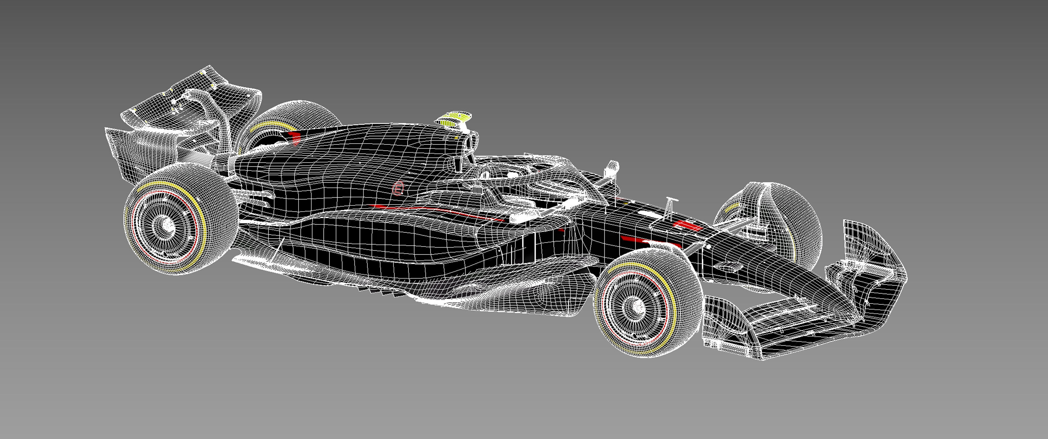 F1 2025 RB21 Formula 1 Race Car Low-poly 3D model Low-poly 3D model_16