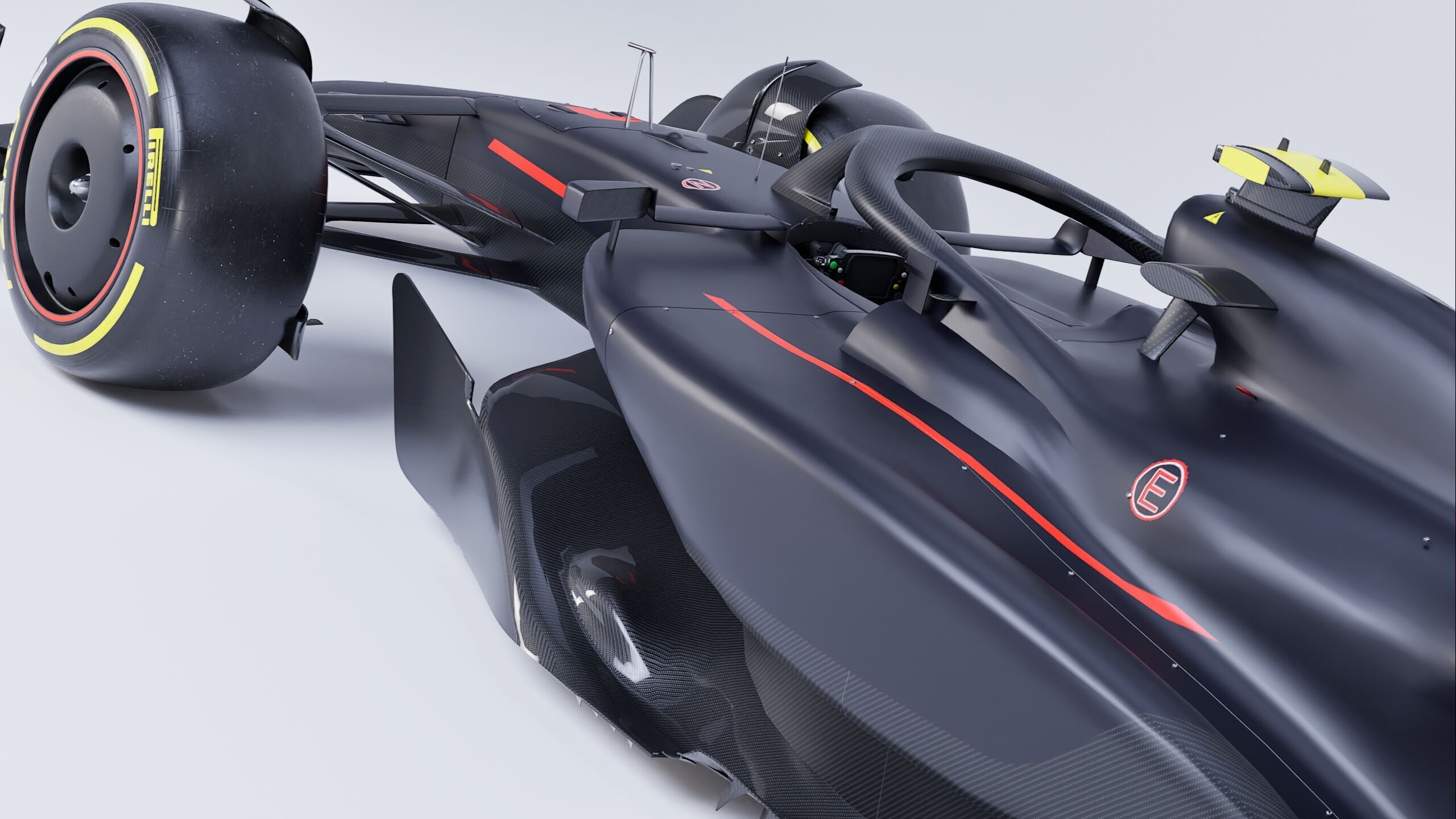 F1 2025 RB21 Formula 1 Race Car Low-poly 3D model Low-poly 3D model_9